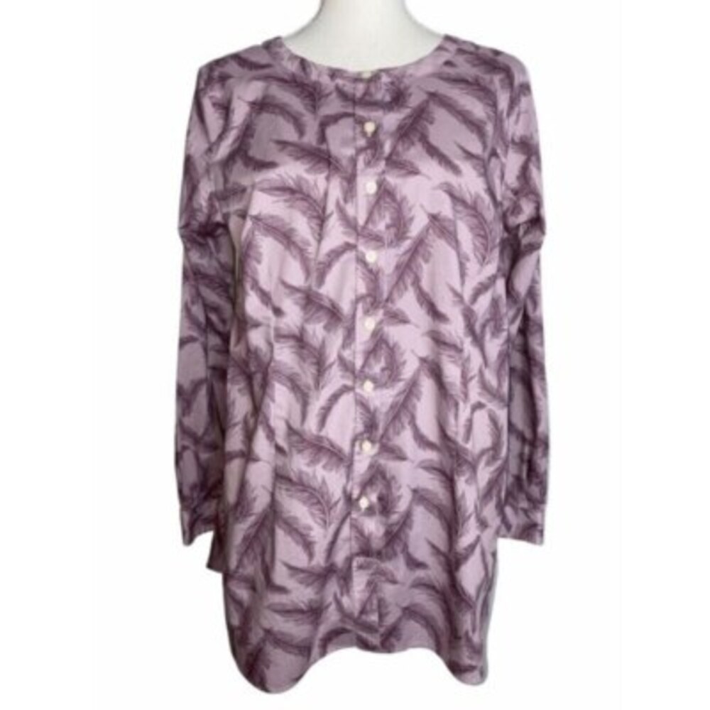 1X Plus plus Duluth Trading Shirt Tunic Wrinklefighter   Blouse with Pockets